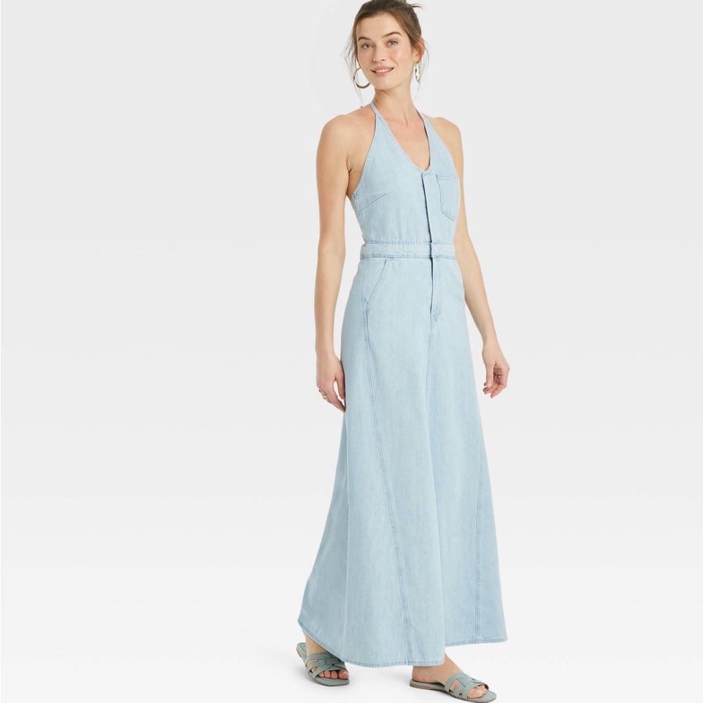 Universal Thread Light Blue Maxi Dress - Picture 2 of 3